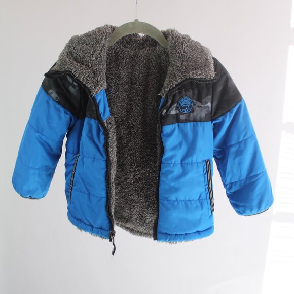 Gerry Weber Other - Boys Gerry Double Sided Blue/Grey Zip-Up Jacket – Size 5
